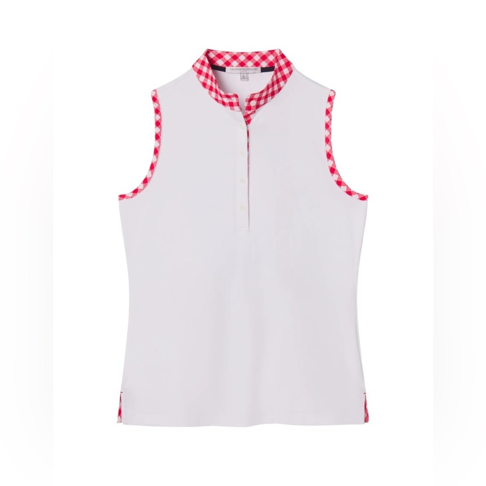 Fairway & Greene summer 2025 KENDALL SLEEVELESS golf polo, NWT